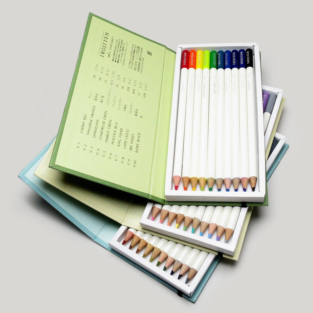 Tombow Irojiten Colored Pencil Dictionary - 30 Color Set - Rainforest