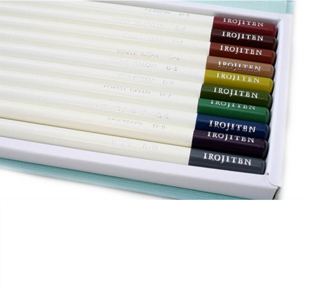 Tombow Irojiten Colored Pencil Dictionary - 30 Color Set - Rainforest