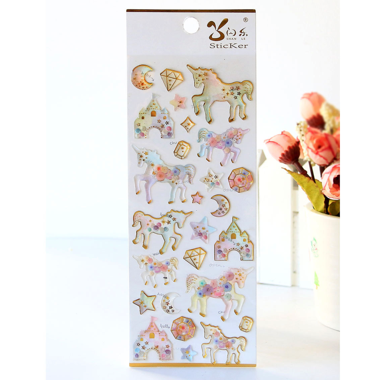 Sweet Dream Star & Unicorn Stickers