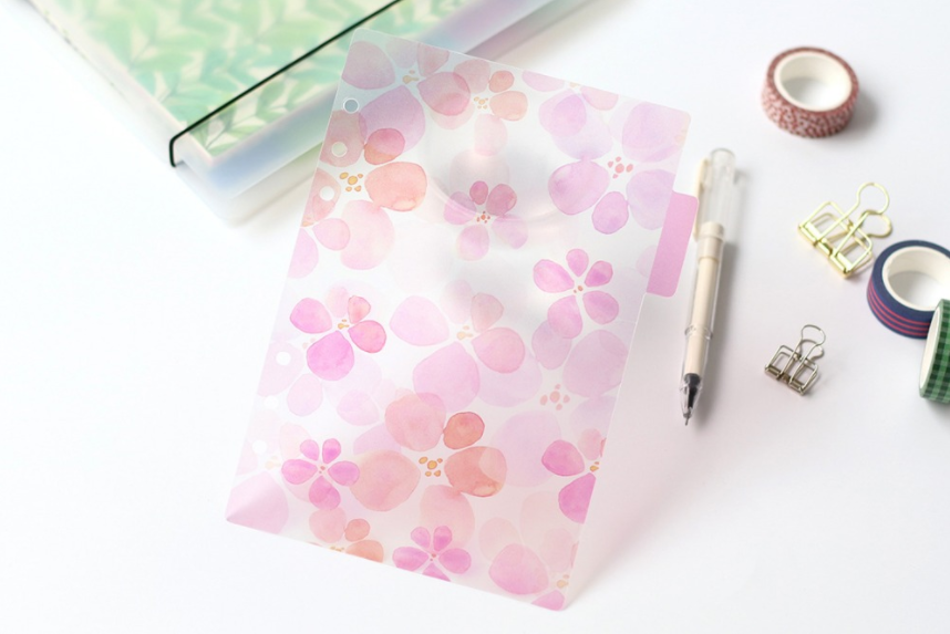 A5/A6 Watercolor Nature Planner Dividers