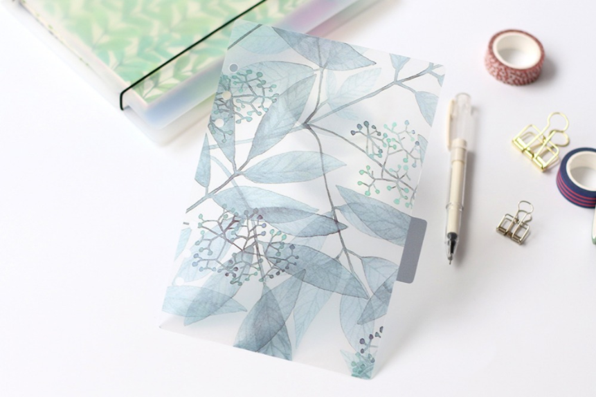 A5/A6 Watercolor Nature Planner Dividers