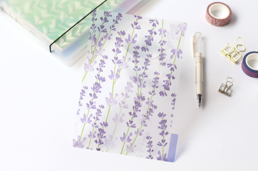 A5/A6 Watercolor Nature Planner Dividers