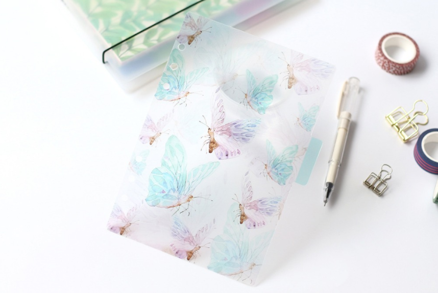 A5/A6 Watercolor Nature Planner Dividers