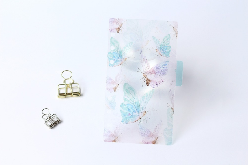 A5/A6 Watercolor Nature Planner Dividers