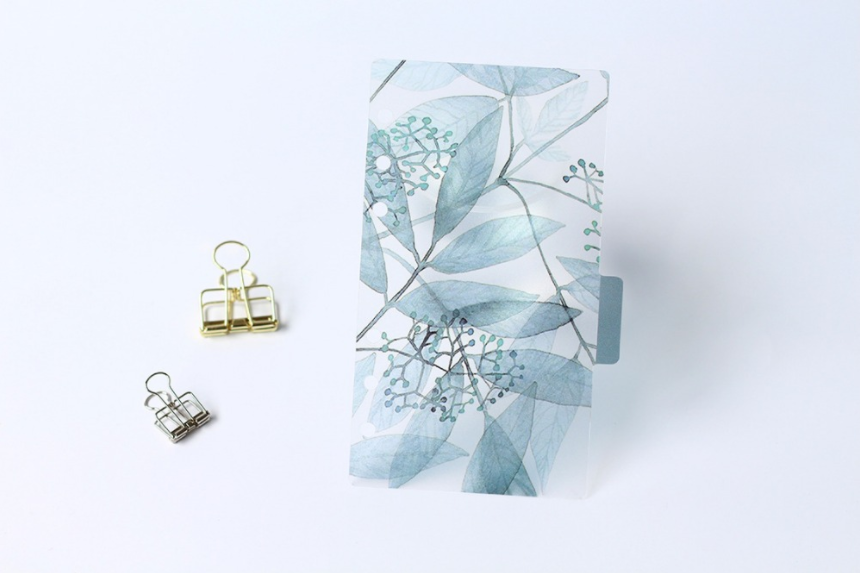A5/A6 Watercolor Nature Planner Dividers