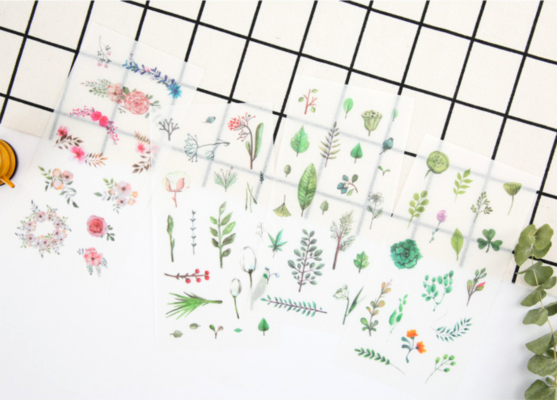 Wild Nature Sticker Set - In Bloom