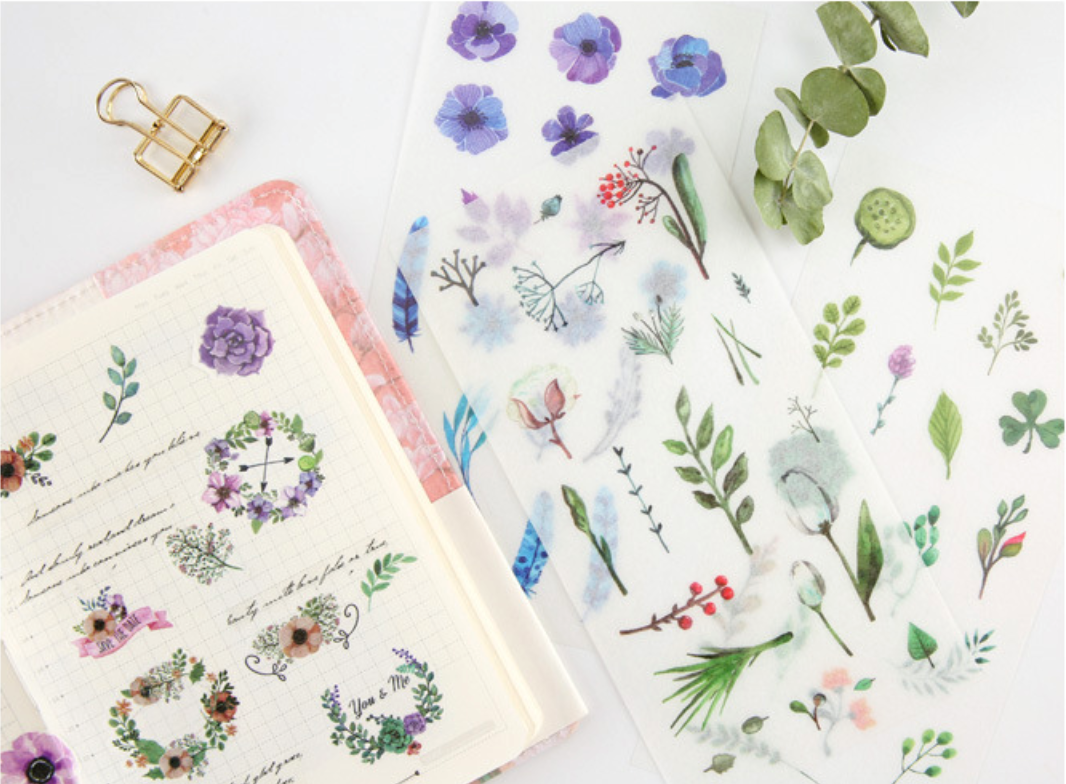 Wild Nature Sticker Set - In Bloom