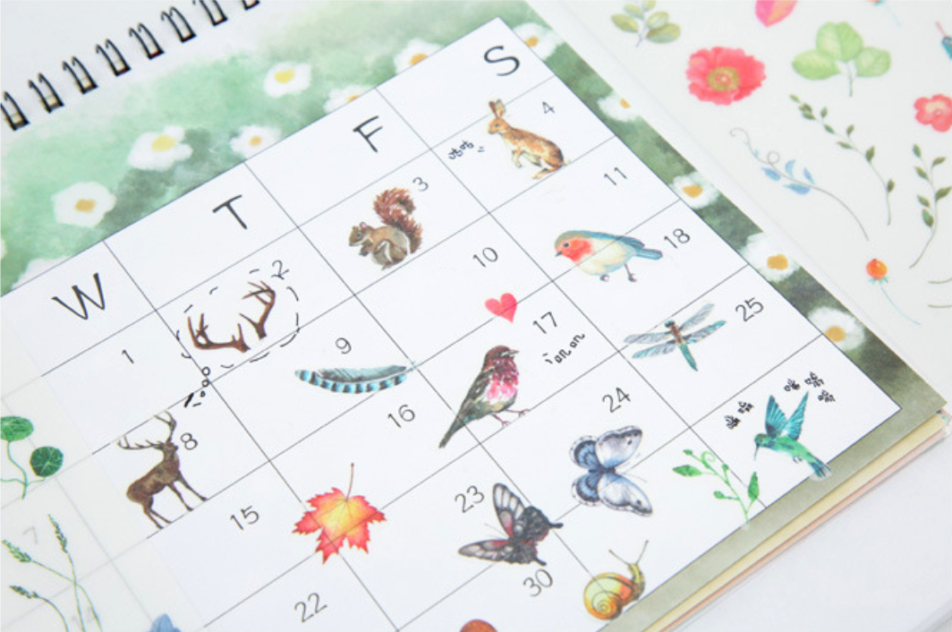 Wild Nature Sticker Set - Summertime