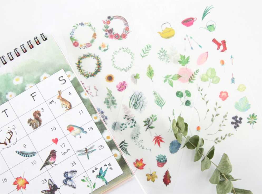 Wild Nature Sticker Set - Summertime