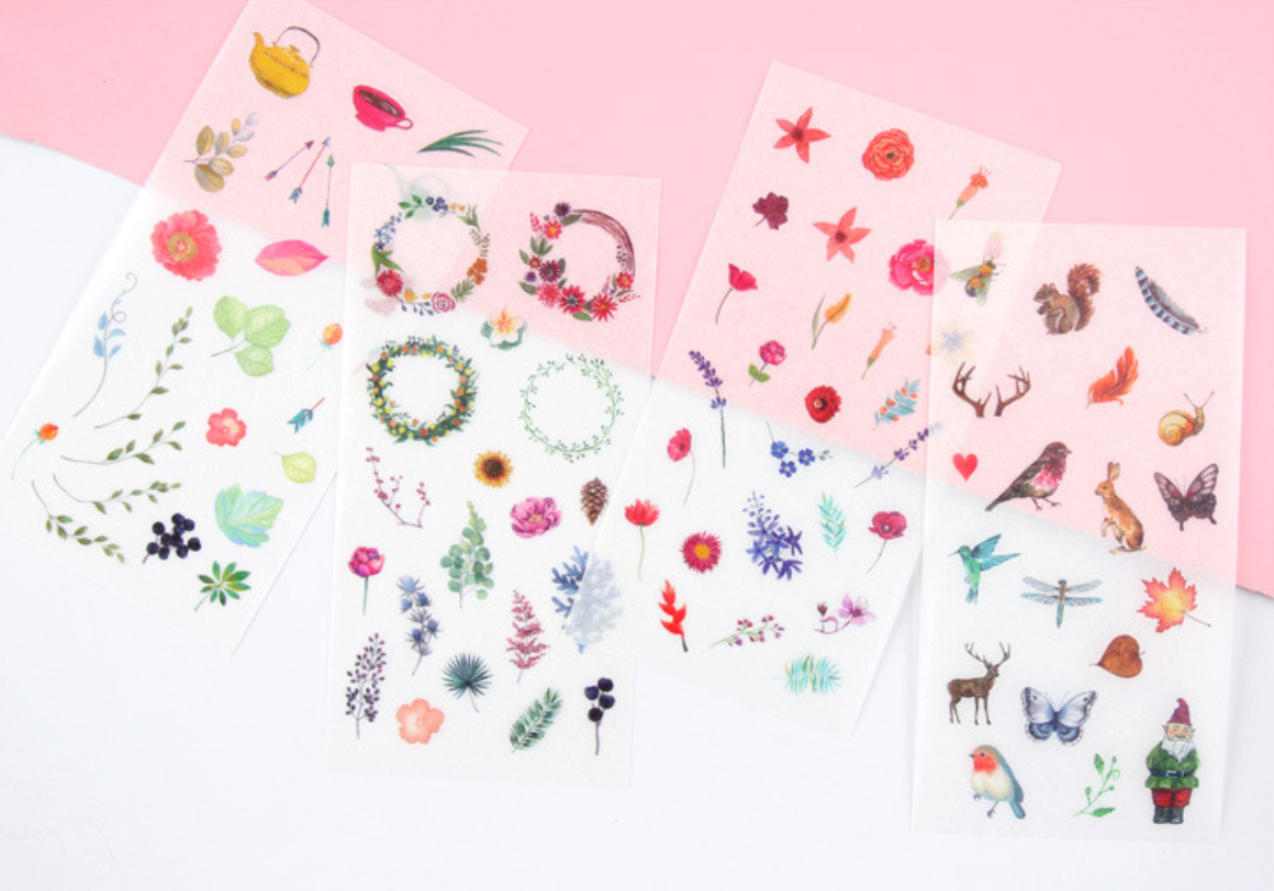Wild Nature Sticker Set - Summertime