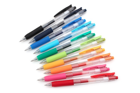 Zebra Sarasa Clip Color Gel Pen Set