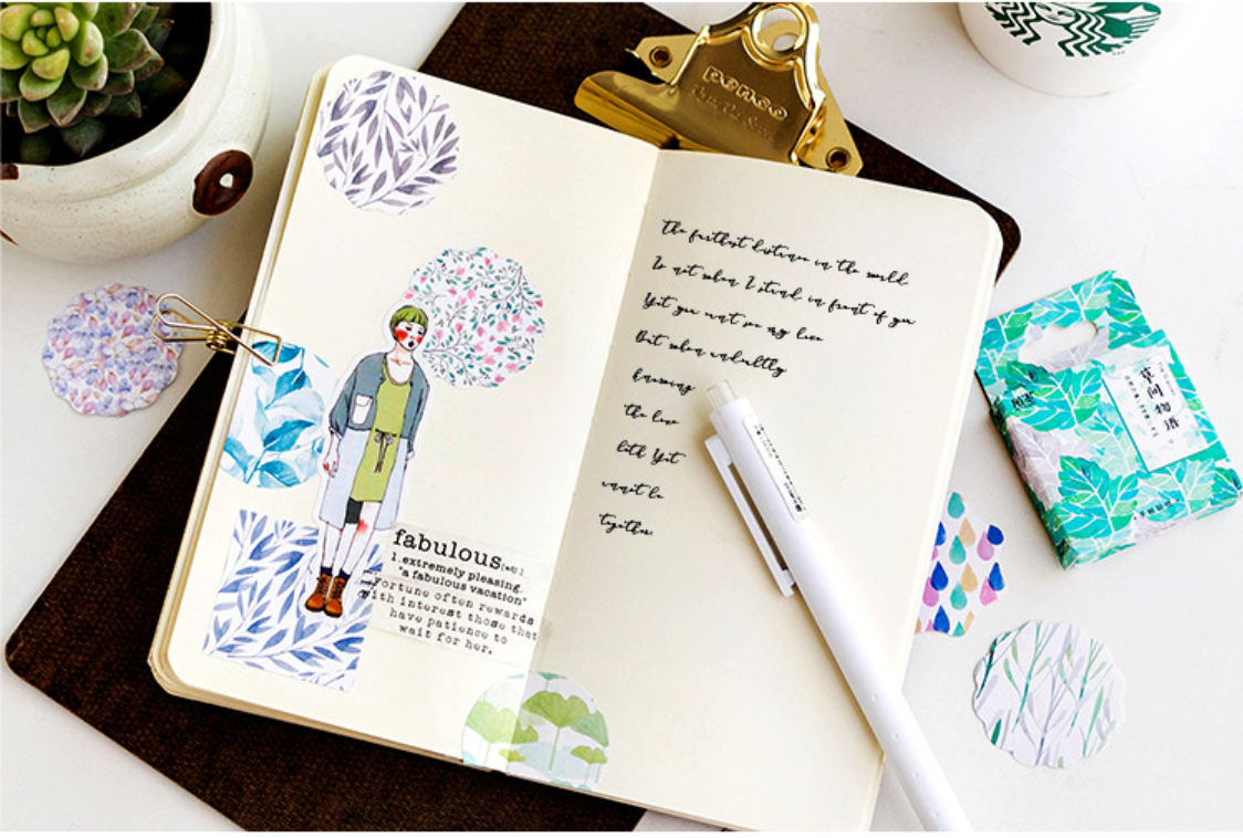 Leaf Pattern Decorative Stickers