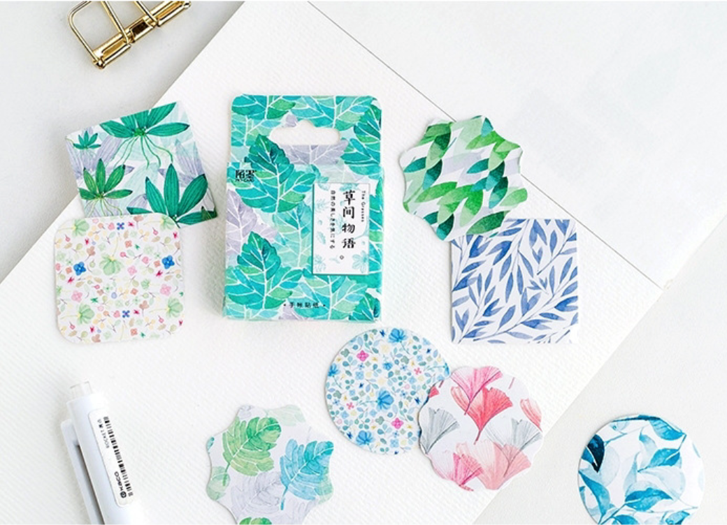 Leaf Pattern Decorative Stickers