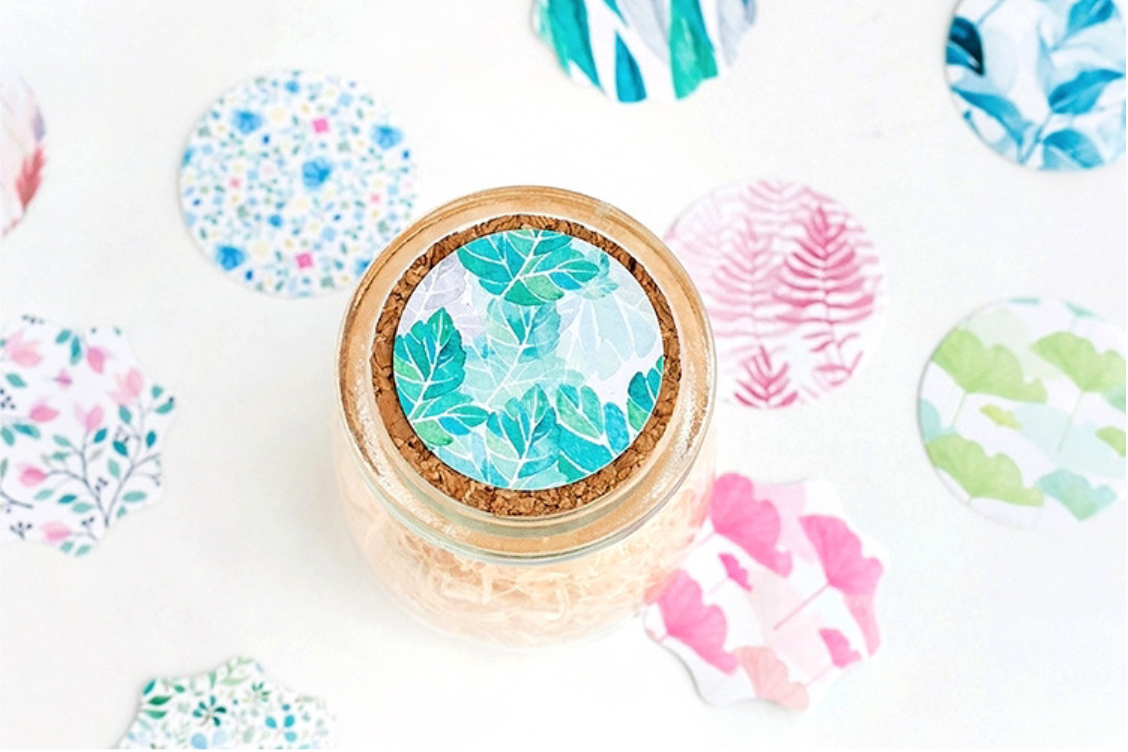 Leaf Pattern Decorative Stickers