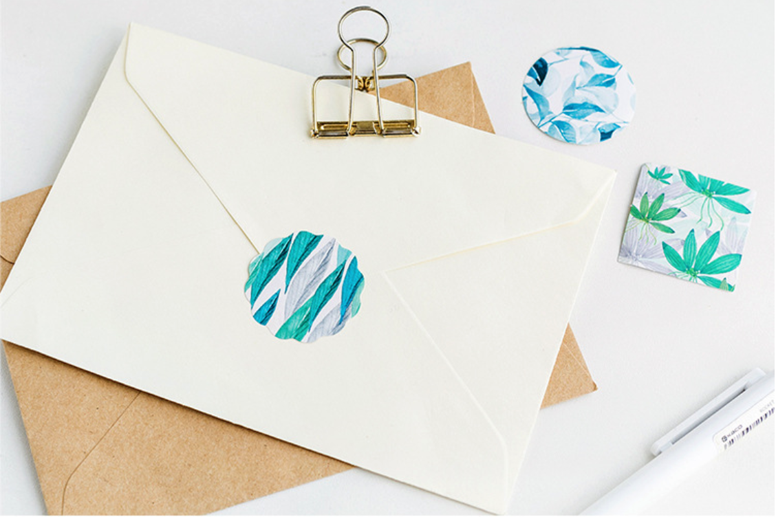 Leaf Pattern Decorative Stickers