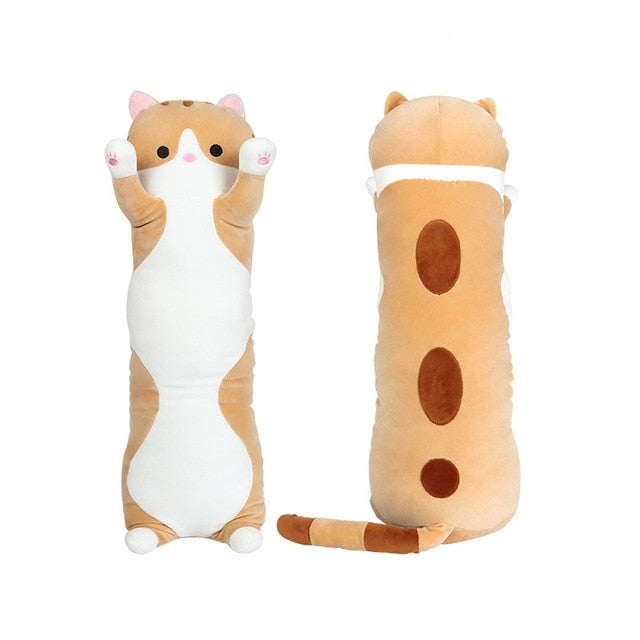 Stand Up Long Cat Soft Stuffed Plush Animal Pillow Cushion