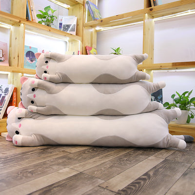 Stand Up Long Cat Soft Stuffed Plush Animal Pillow Cushion