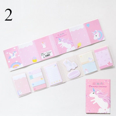 Sumikko Gurashi Cute Cartoon Unicorn Memo Pad Sticky Notes