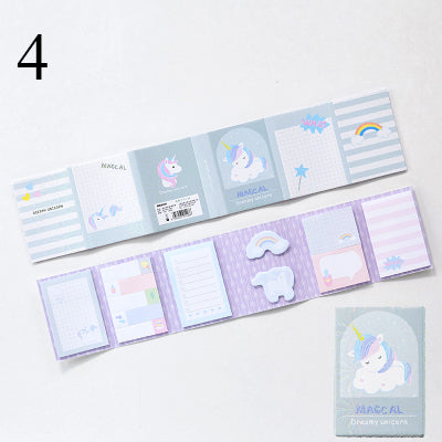 Sumikko Gurashi Cute Cartoon Unicorn Memo Pad Sticky Notes