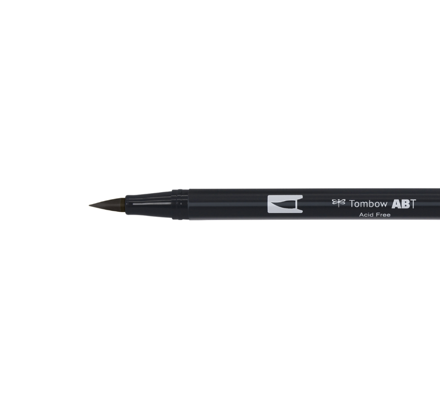 Tombow ABT Dual Brush Pen - Black