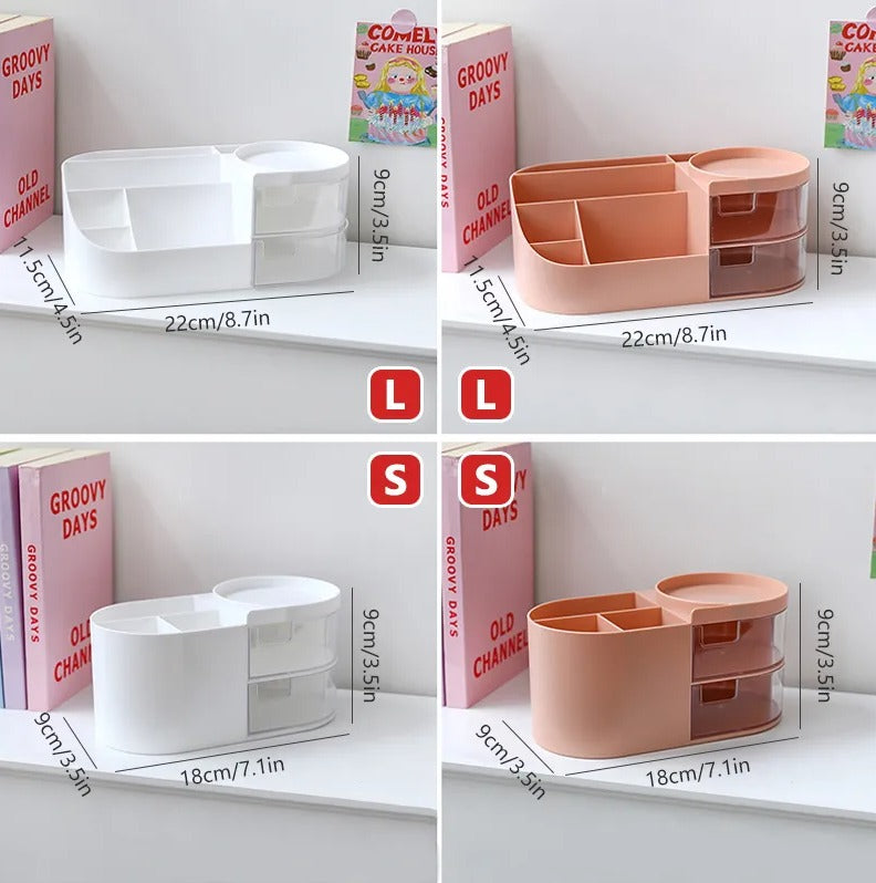 Kawaii Multifunctional Desktop Stationery Organizer Storage