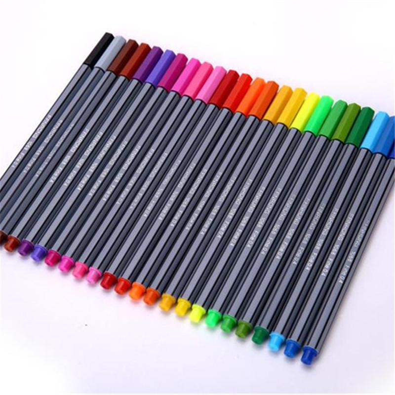 Coloured Fineliners 24 Pack