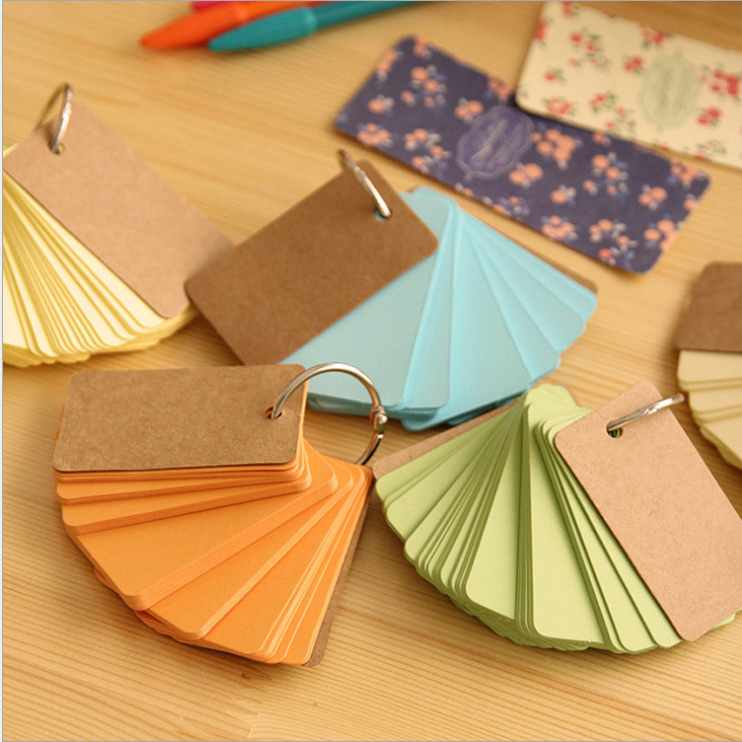 Colorful Key Ring Memo Pad