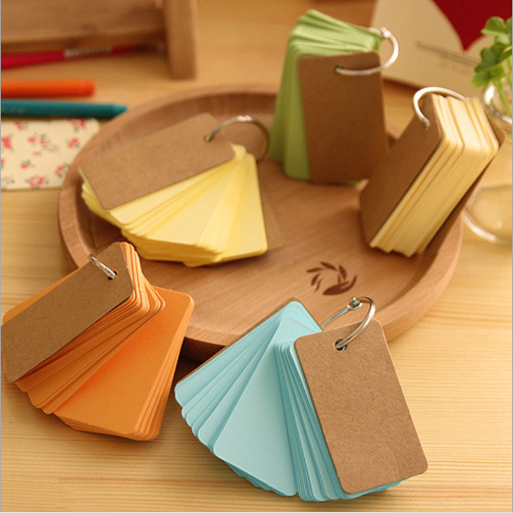 Colorful Key Ring Memo Pad