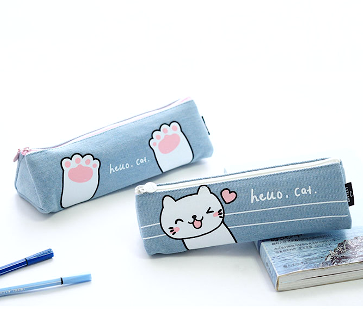 Hello Neko Pencil Case