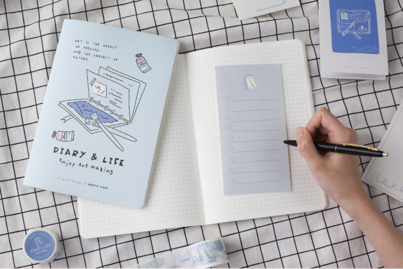 Diary & Life Creative Notebook (4 Types) - Kawaii Pen Shop - Cutsy World