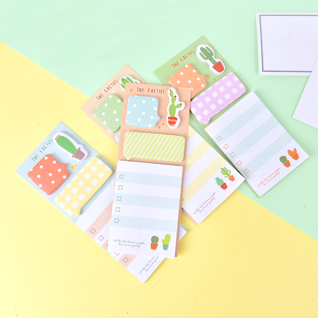 The Cactus Sticky Note Set