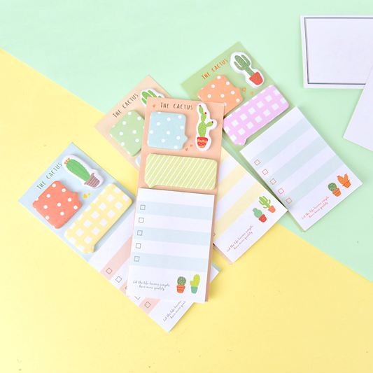 The Cactus Sticky Note Set