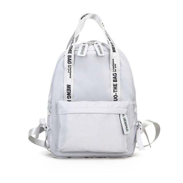 Korean Style Nylon Backpack (4 Colors)
