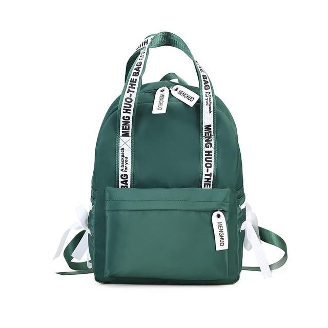 Korean Style Nylon Backpack (4 Colors)