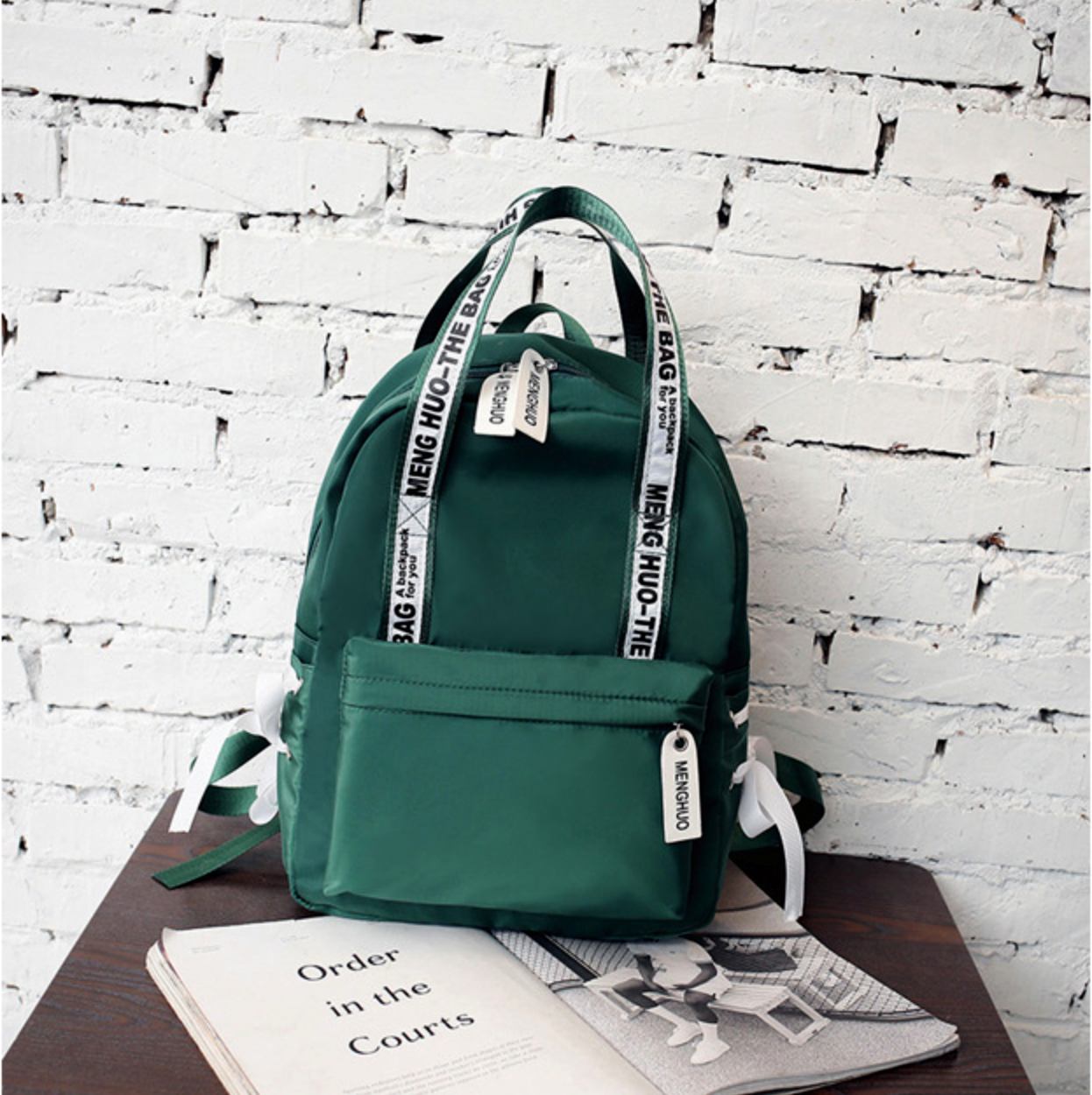 Korean Style Nylon Backpack 4 Colors Kawaii Pen Shop Cutsy World