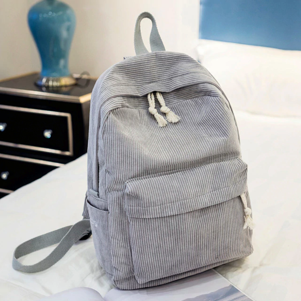 Classic Corduroy Backpack (6 Colors)