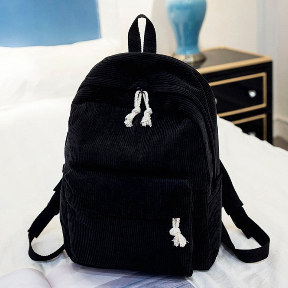 Classic Corduroy Backpack (6 Colors)