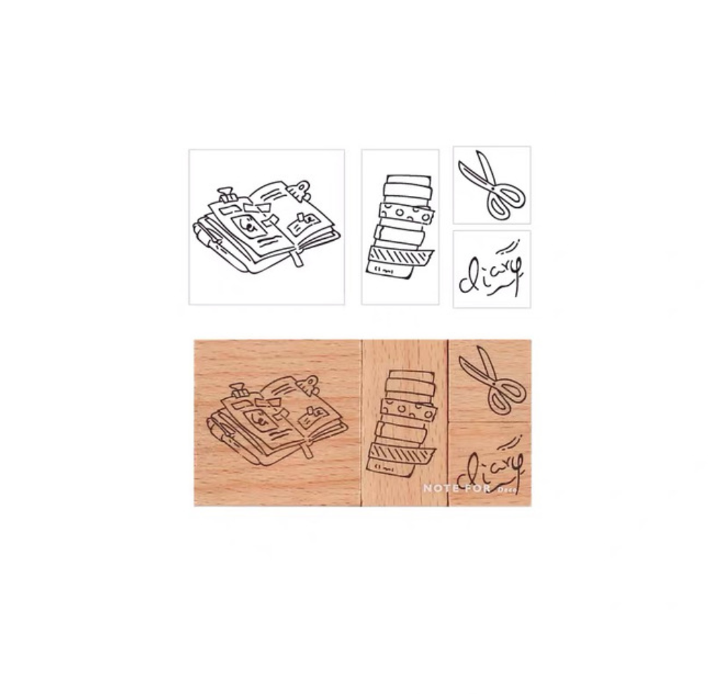 Creative Journaling Rubber Stamps