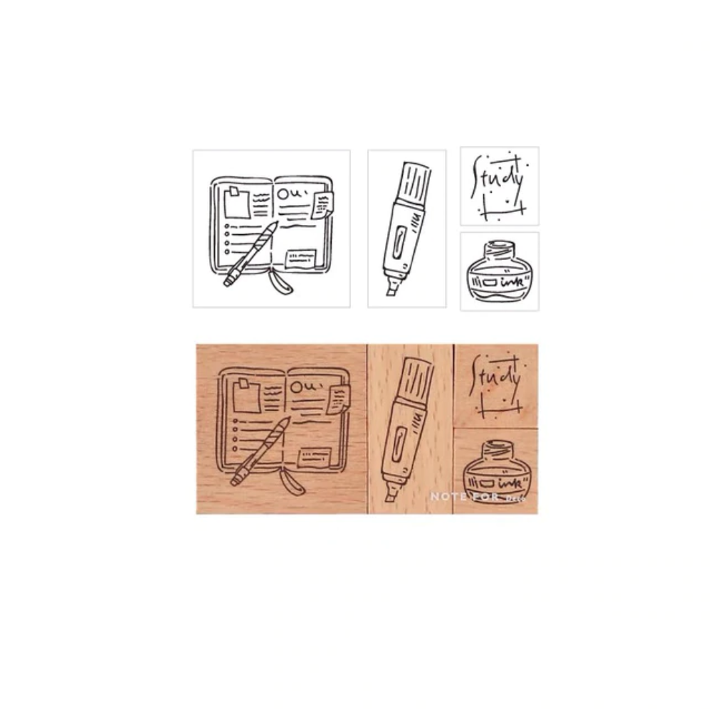 Creative Journaling Rubber Stamps