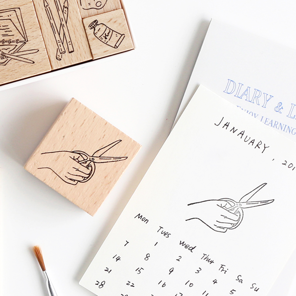 Creative Journaling Rubber Stamps