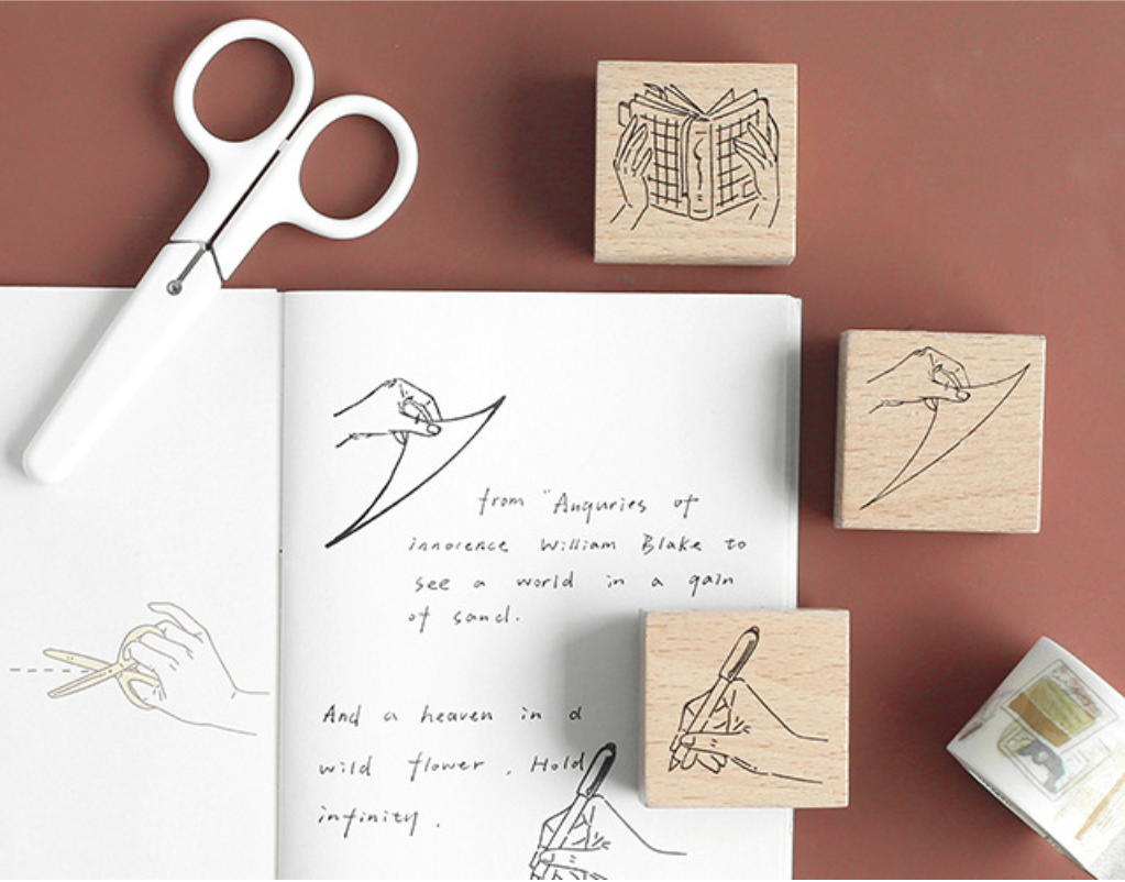 Creative Journaling Rubber Stamps