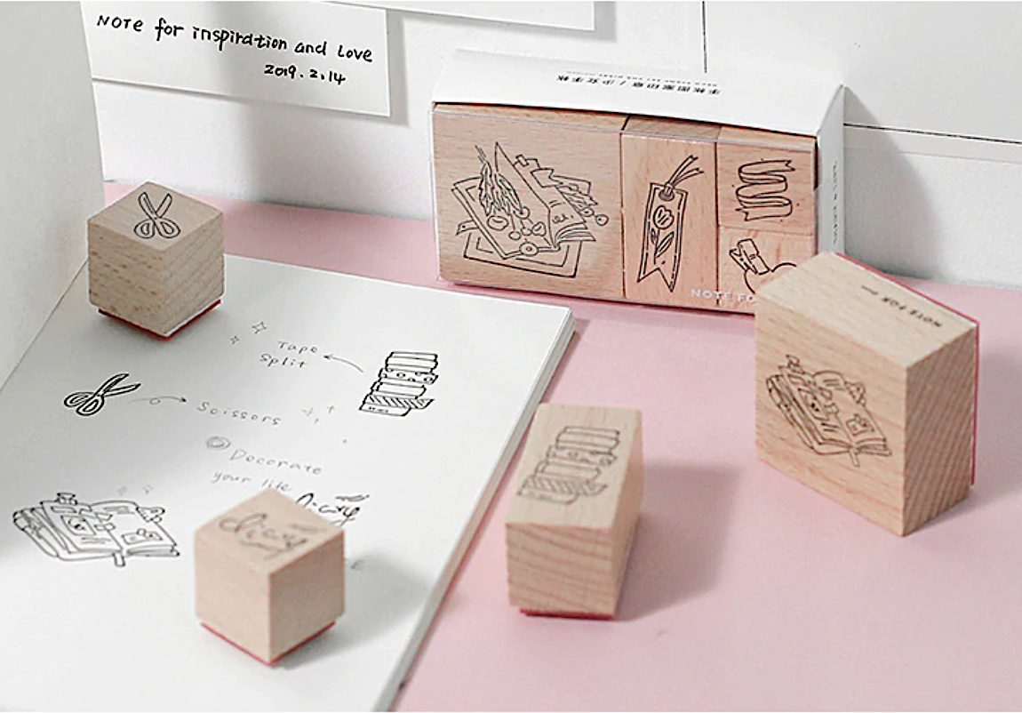 Creative Journaling Rubber Stamps