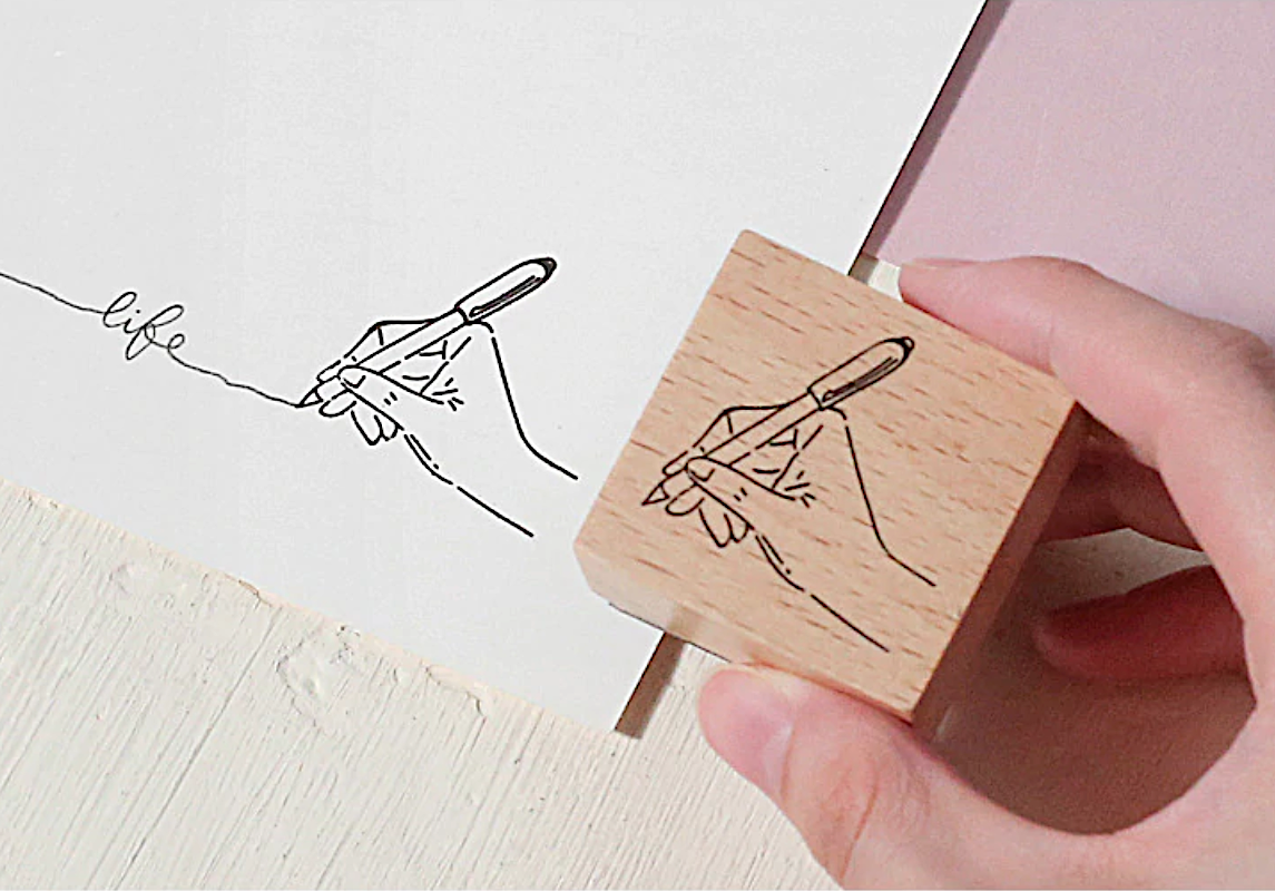 Creative Journaling Rubber Stamps - Kawaii Pen Shop - Cutsy World