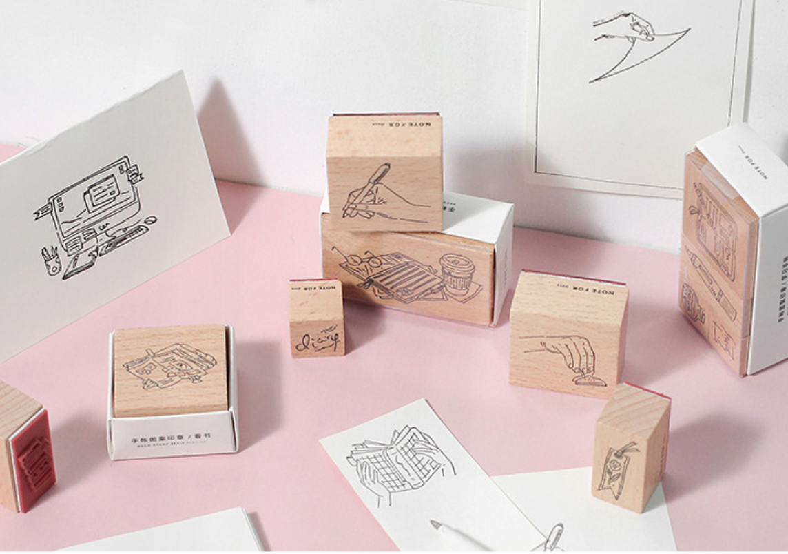 Creative Journaling Rubber Stamps