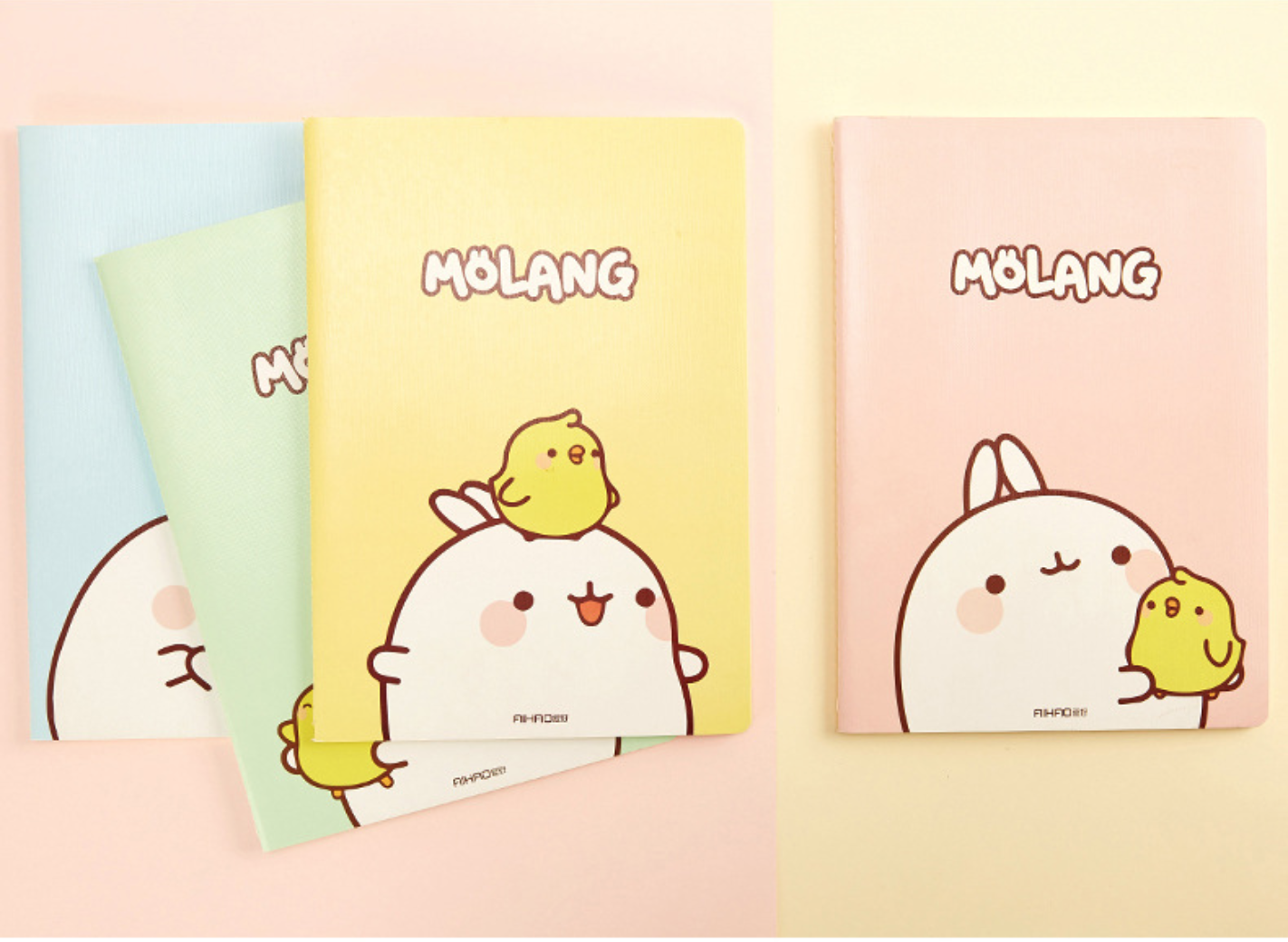 Molang Rabbit Paper Notebook