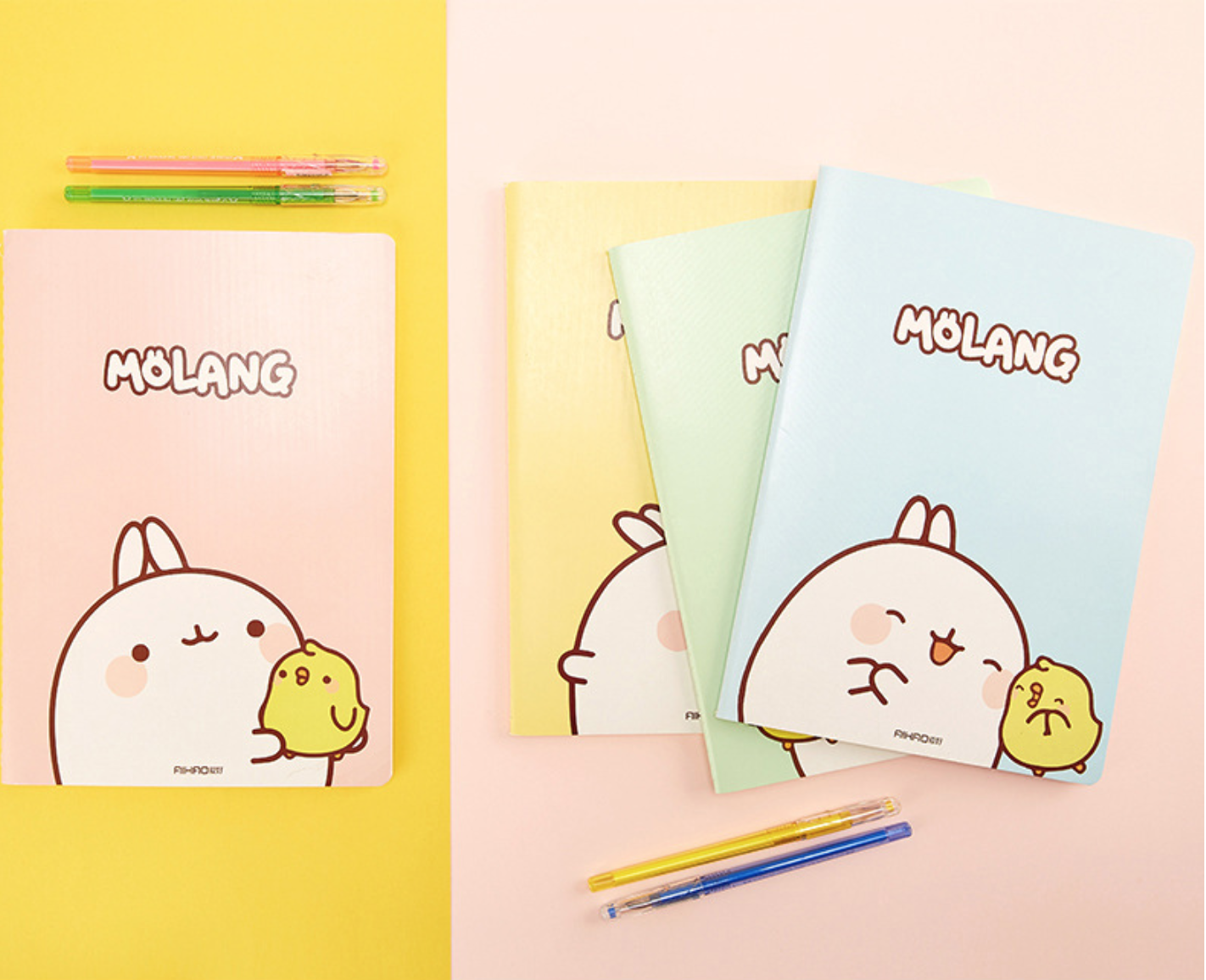 Molang Rabbit Paper Notebook