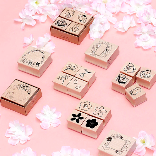 Japanese Sakura Rubber Stamps