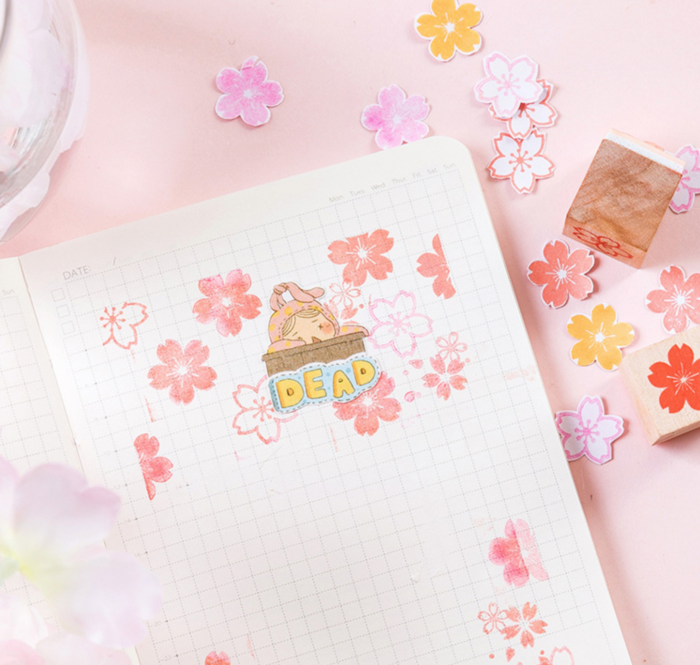 Spring in Japan Wooden Stamps