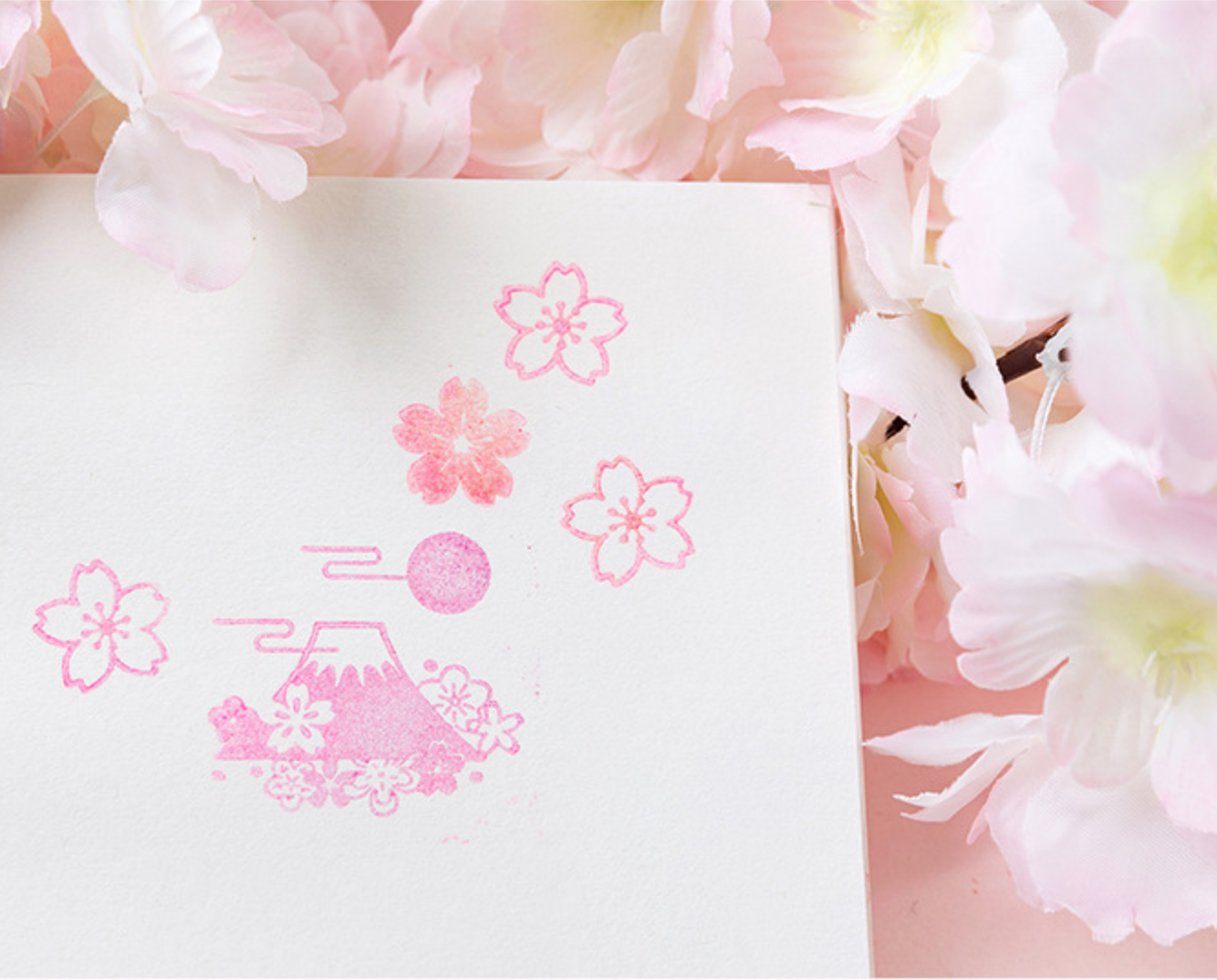 Spring in Japan Wooden Stamps