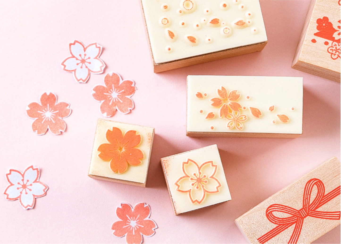 Spring in Japan Wooden Stamps